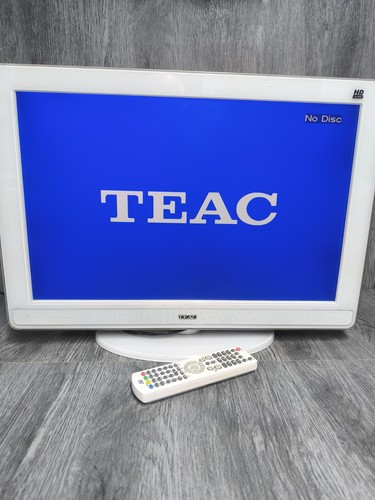 White teac lcd tv dvd - teac, 22"