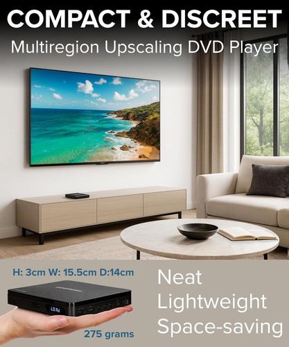 Grouptronics mini dvd player - dvd,
